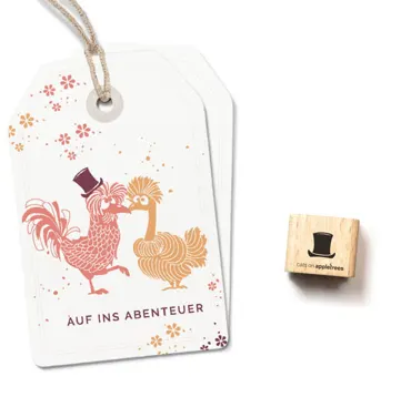 Cats on appletrees Ministempel Zylinder 2