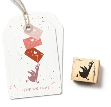 Cats on appletrees Stempel Gänschen Wilbert