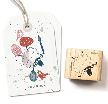 Cats on appletrees Stempel Schaf Gislind