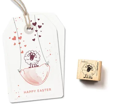 Cats on appletrees Stempel Schaf Isidora