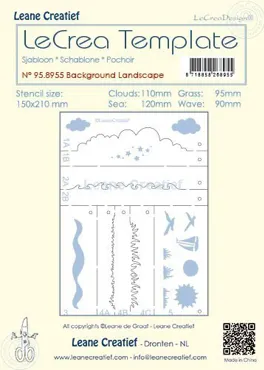 Leane Creatief Template background Landscape