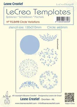 Leane Creatief Stencil Cicle variations