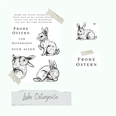 Creative-Depot Stempelset - Liebe Ostergrüsse