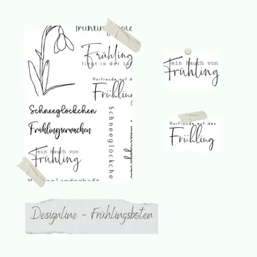 Creative-Depot Stempelset - Designline - Frühlingsboten