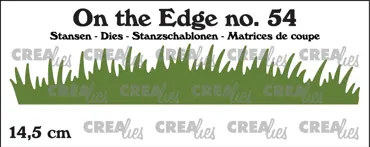 Crealies On The Edge Dies No. 54 Grass Curved