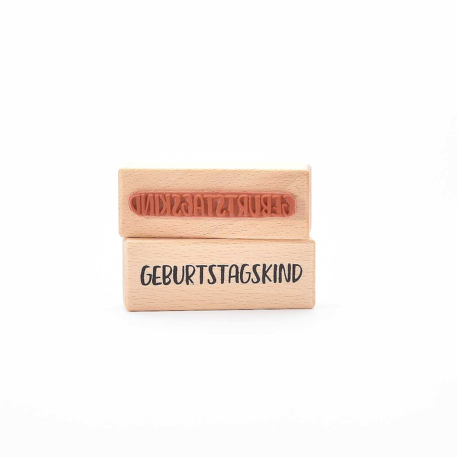 Heindesign Motivstempel Geburtstagskind