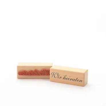 Heindesign Motivstempel Wir Heiraten