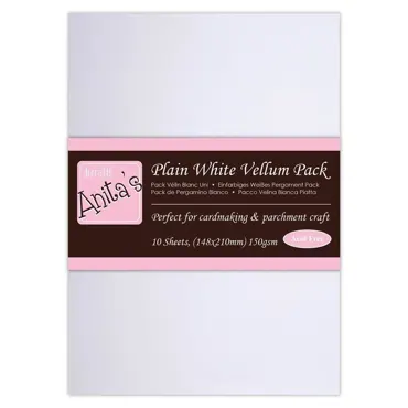 ANITA'S A5 Parchment Vellum Plain White (10pcs)