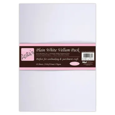 ANITA'S A4 Parchment Vellum Plain White (10pcs)
