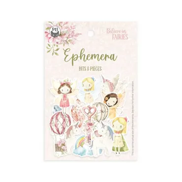 P13-PAPER EPHEMERA SET BELIEVE IN FAIRIES, 13PCS