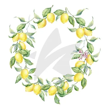 Creative-Depot Designpapier - Zitronenkranz