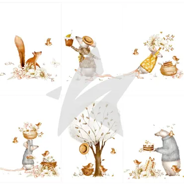 Creative-Depot Designpapier - Designline - Mäuse - Aufleger