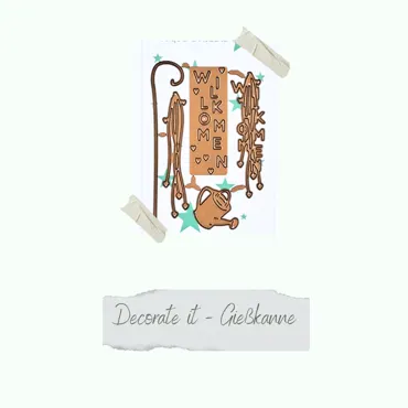 Creative-Depot Die - Decorate it - Gießkanne