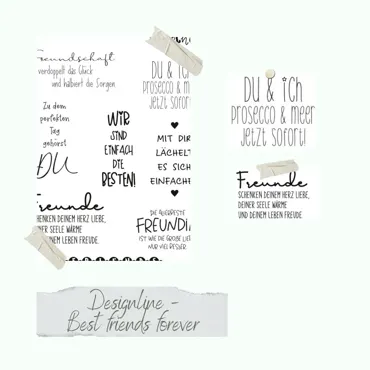 Creative-Depot Stempelset - Designline - Best friends forever