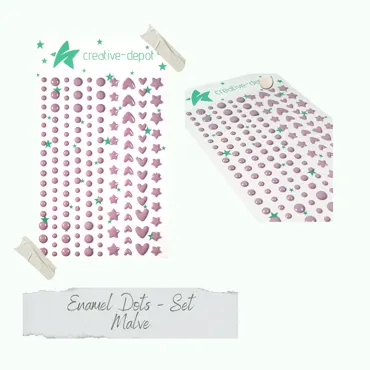 Creative-Depot Enamel Dots - Malve