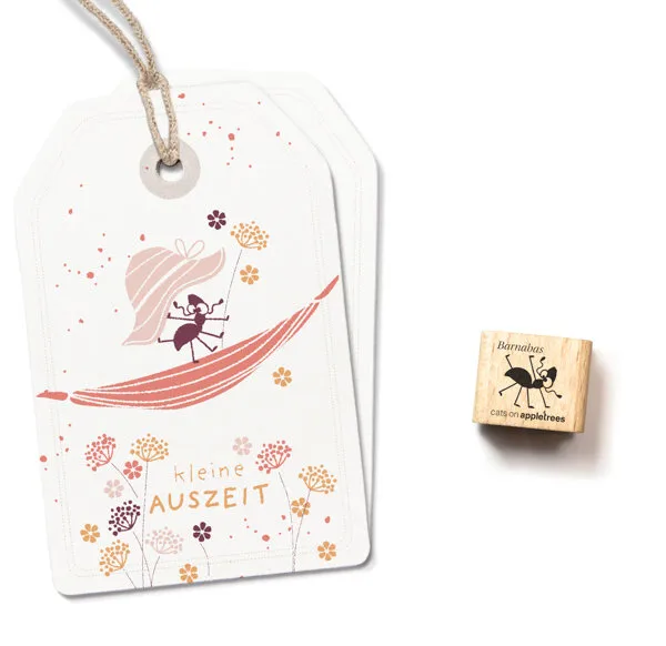 Cats on appletrees Ministempel Ameise Barnabas