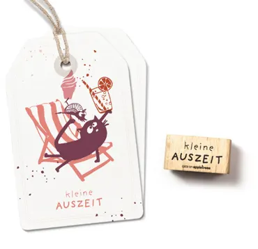 Cats on appletrees Stempel Kleine Auszeit