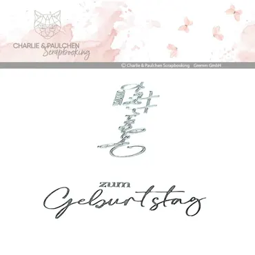 Charlie & Paulchen Stanzformen Zum Geburtstag XL