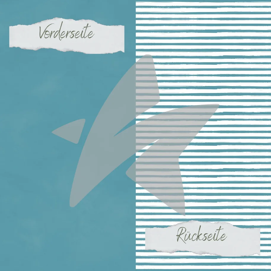 Creative-Depot Designpapier - Basic - Salbei - Streifen + Uni - Doppelseitig bedruckt
