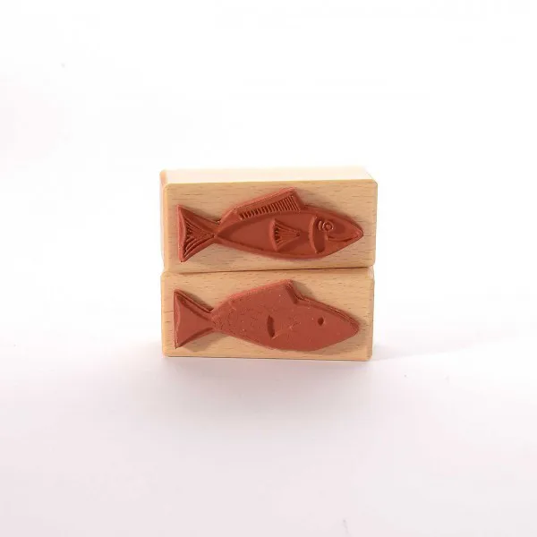 Heindesign Motivstempel Titel: Netter Fisch