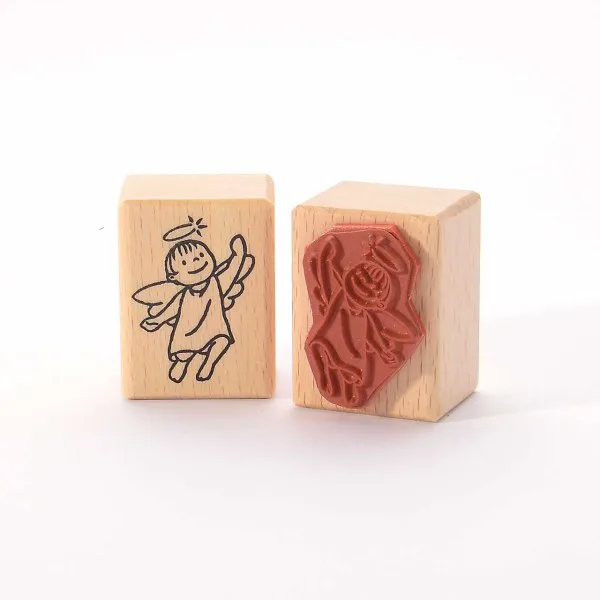 Heindesign Motivstempel Titel: Engel hangelt