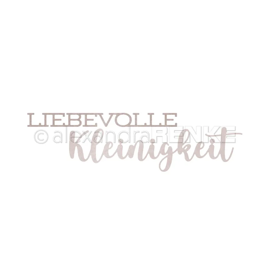 Alexandra Renke Die 'Schriften-Duo Liebevolle Kleinigkeit'