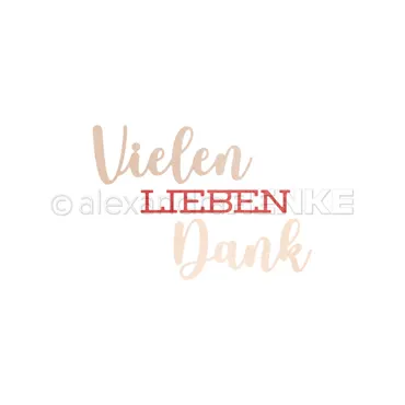 Alexandra Renke Die 'Schriften-Duo Vielen lieben Dank'