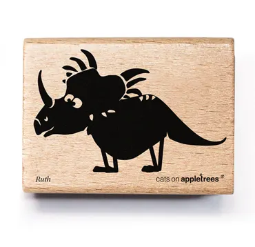 Cats on appletrees Stempel Styracosaurus Ruth