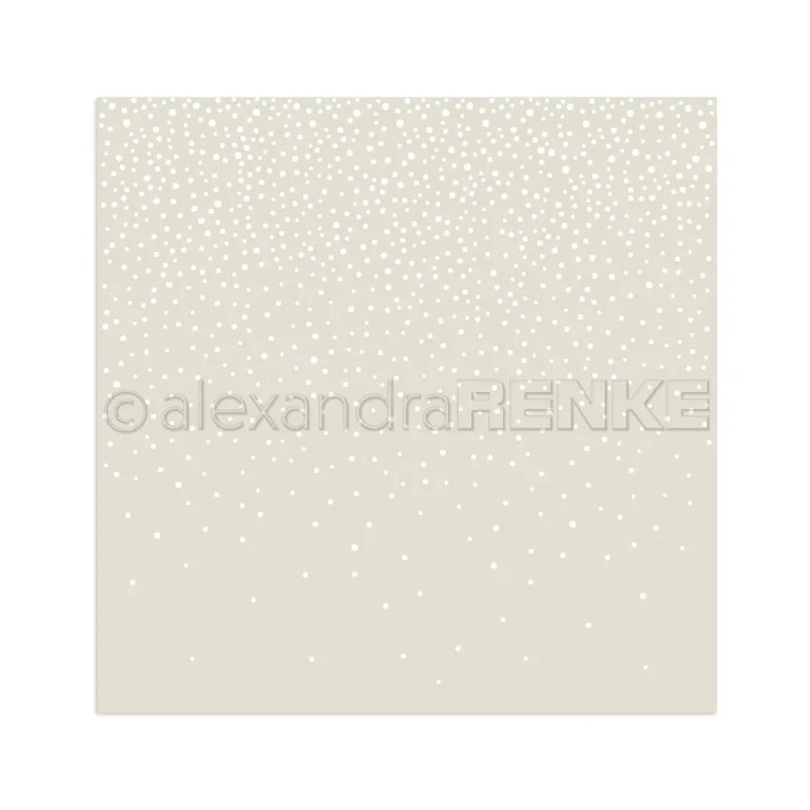 Alexandra Renke Stencil 'Schneefall'