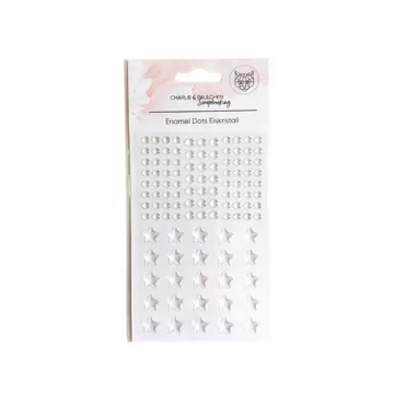 Charlie & Paulchen Enamel Dots – Eiskristall