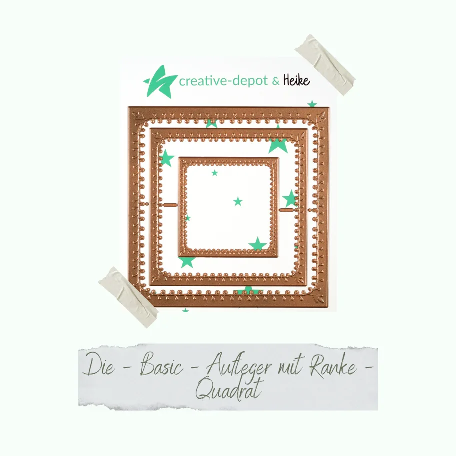 Creative-Depot Die - Basic - Aufleger mit Ranke - Quadrat