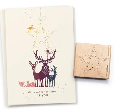 Cats on appletrees Stempel Konfettistern 1 – Kontur