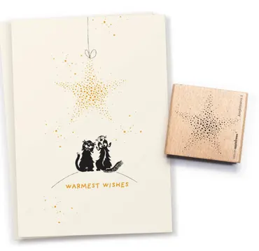 Cats on appletrees Stempel Konfettistern 3 – groß