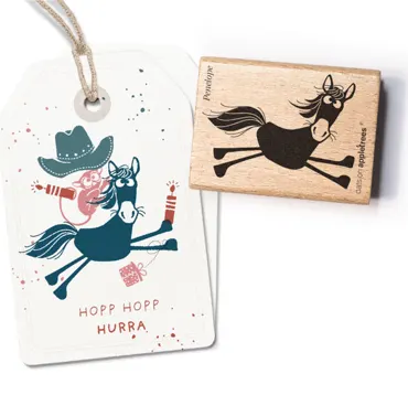 Cats on appletrees Stempel Pferd Penelope