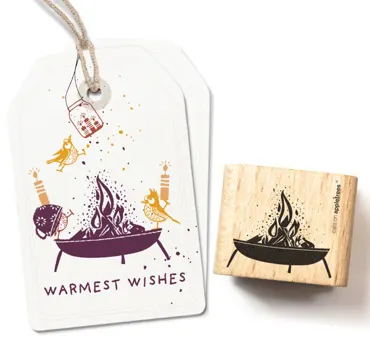 Cats on appletrees Stempel Feuerschale