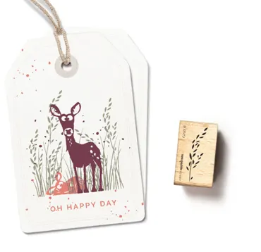 Cats on appletrees Stempel Gras 6