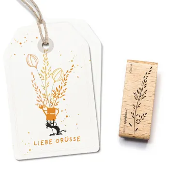 Cats on appletrees Stempel Gras 8