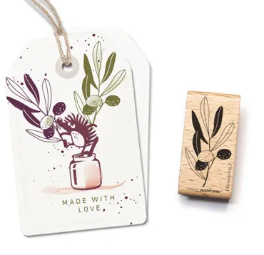 Cats on appletrees Stempel Olivenzweig 2