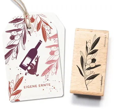 Cats on appletrees Stempel Olivenzweig 3