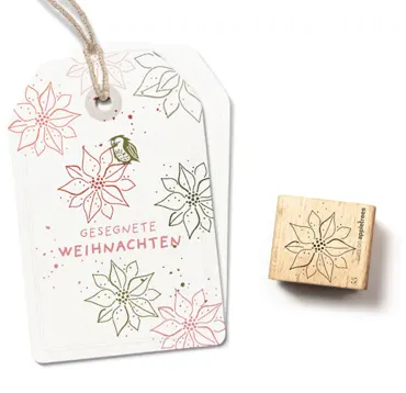 Cats on appletrees Stempel Blüte 55 Weihnachtsstern Outline