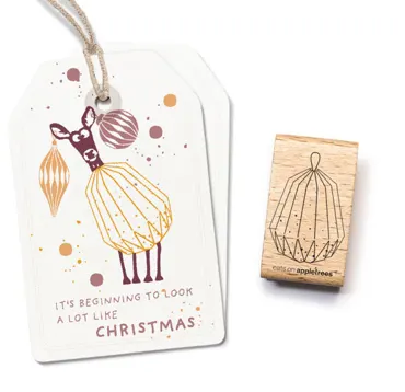 Cats on appletrees Stempel Plisseekugel 1 Outline