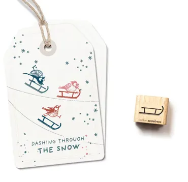 Cats on appletrees Ministempel Schlitten 6