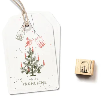 Cats on appletrees Ministempel Kerzenglas