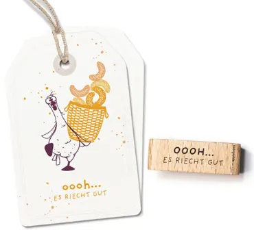 Cats on appletrees Stempel oooh es riecht gut