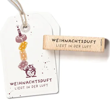 Cats on appletrees Stempel Weihnachtsduft