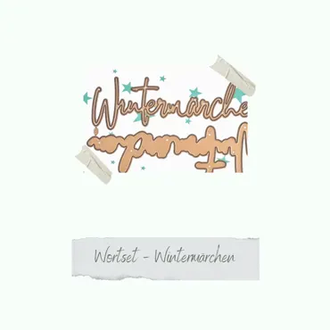 Creative-Depot Die - Wortset - Wintermärchen