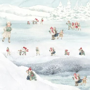 Charlie & Paulchen Design Cardstock Winter- Story Nostalgie Ausschneidebogen