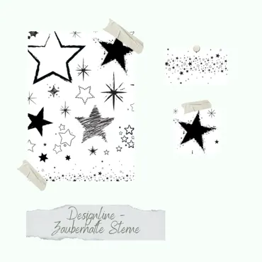 Creative-Depot Stempelset - Designline - Zauberhafte Sterne