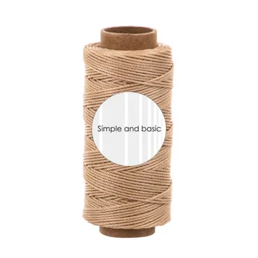 Simple and Basic Sand Polyester Thread 50m