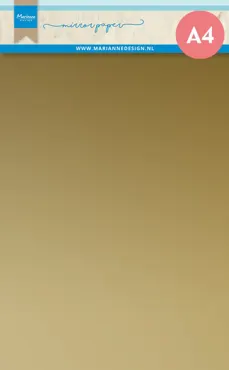 Marianne Design Mirror Paper A4 Gold (5pcs)